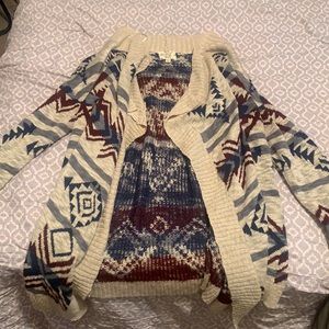 Tribal Print Cardigan
